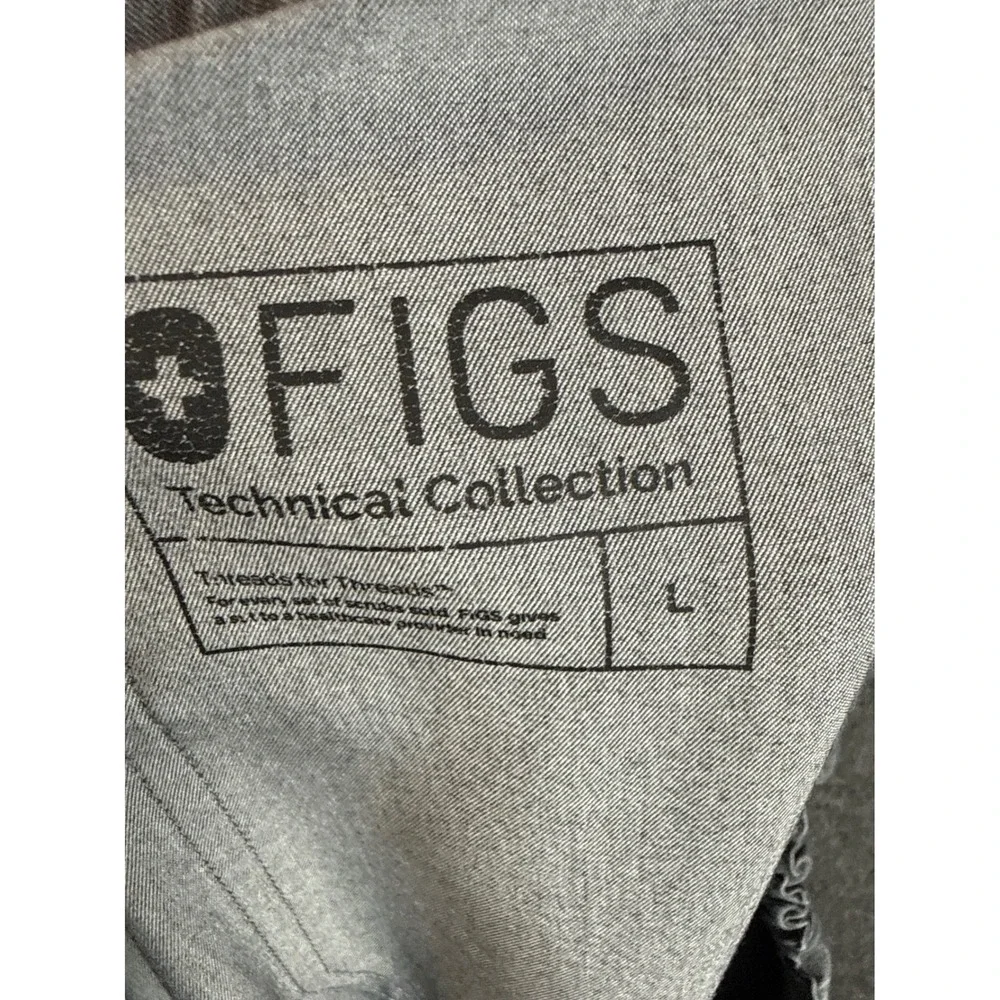 2X FIGS Technical Collection Pisco Basic Graphite Scrub Pants Mens Size L FM4500